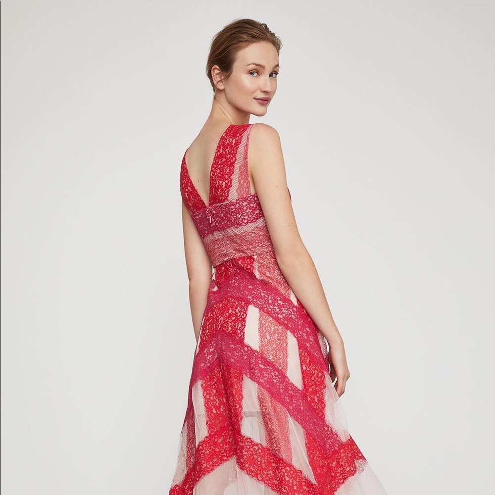 BCBGMAXAZRIA Joslyn Handkerchief Dress NWT 8